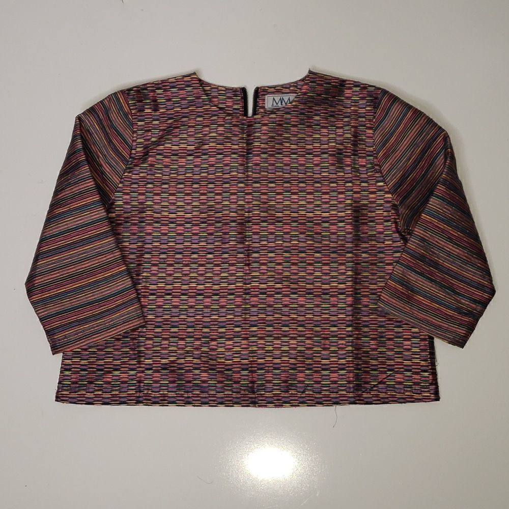 Miss Me Me Uniquely made quarter sleeve Multicolor top Size 18